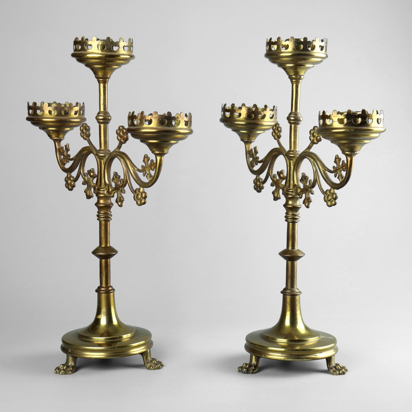 Gothic Revival Candelabra