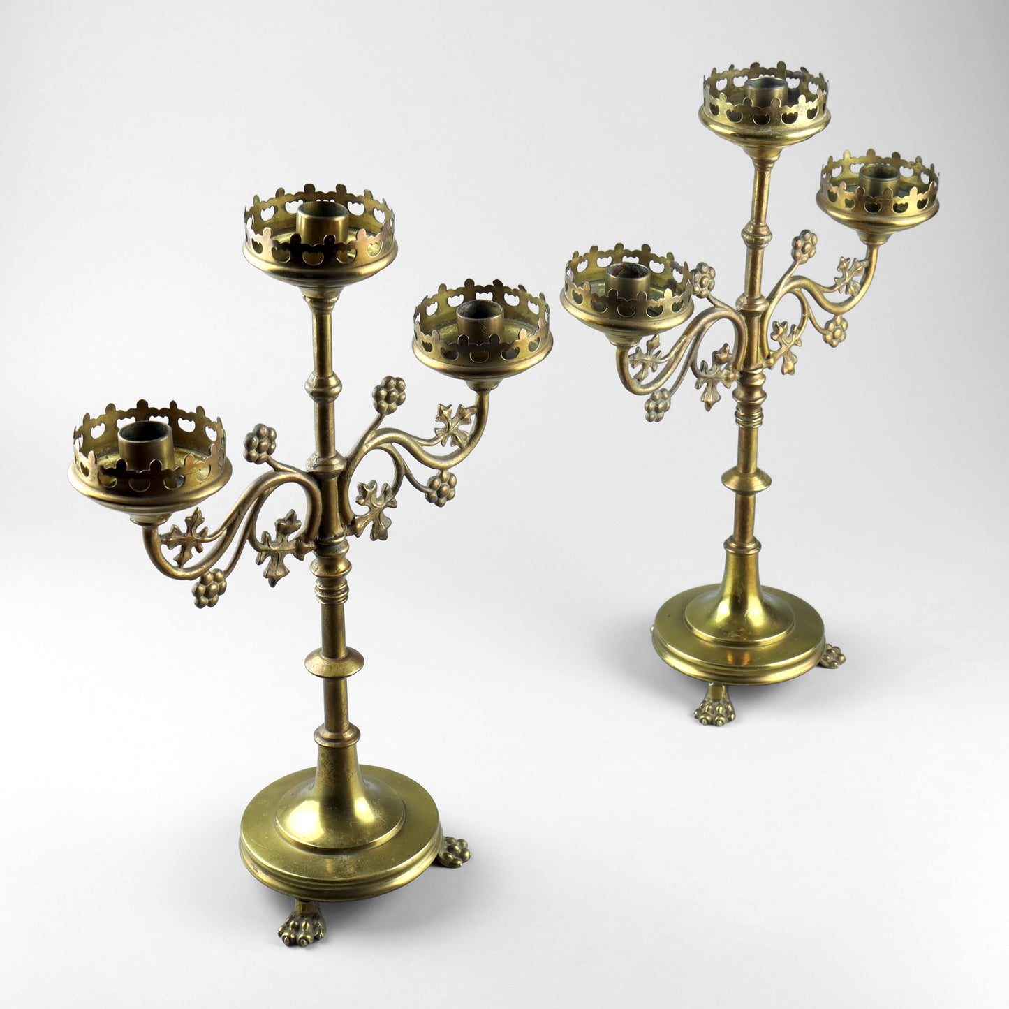 Gothic Revival Candelabra