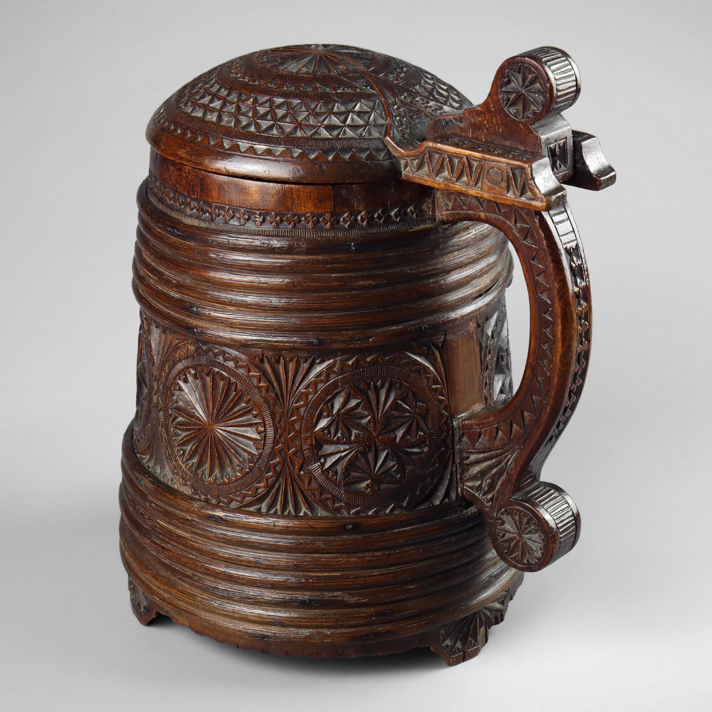 Chip Carved Tankard