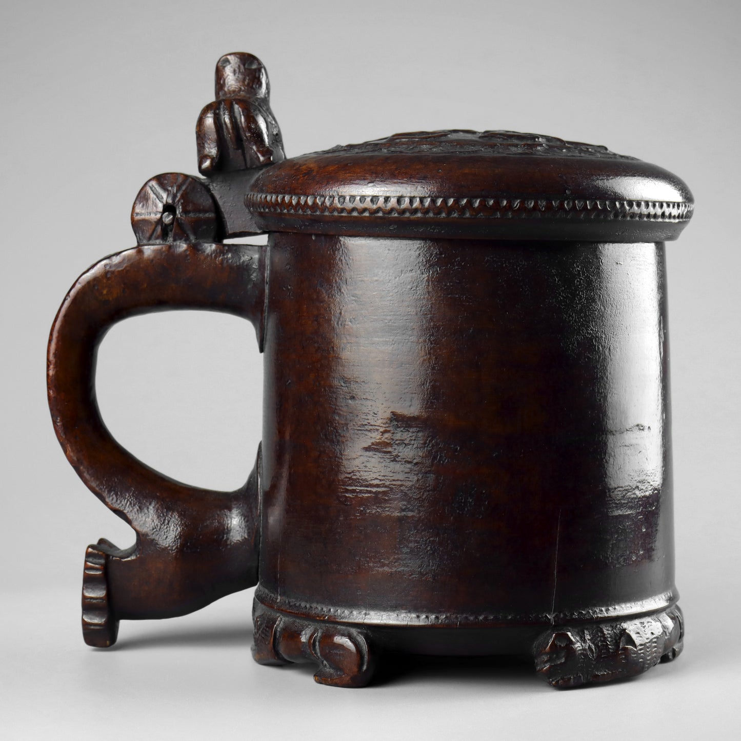 Burr Wood Peg Tankard