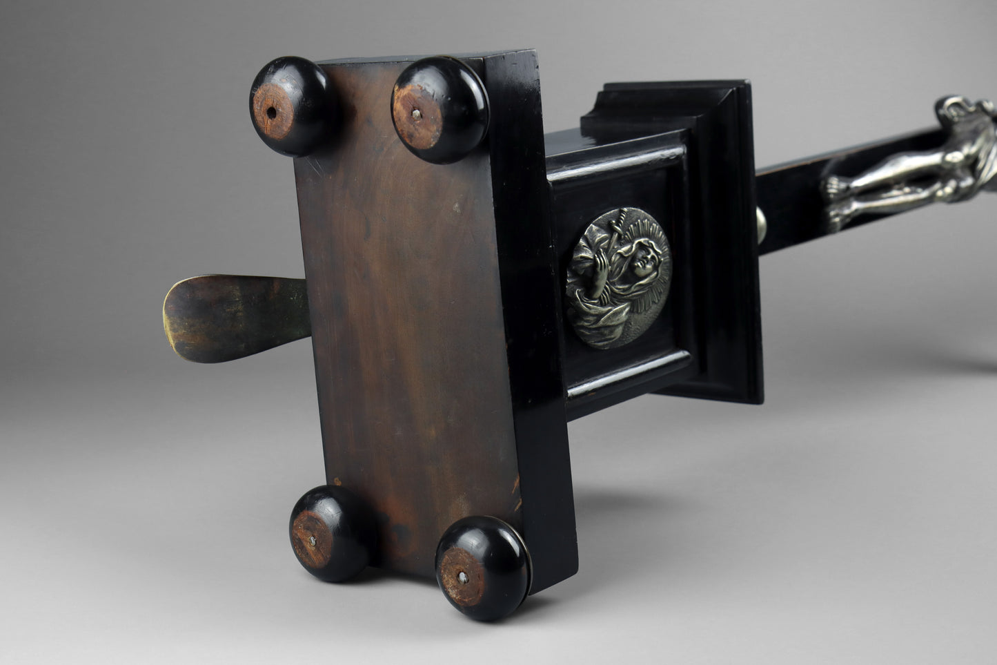 Ebonised Crucifix & Christ