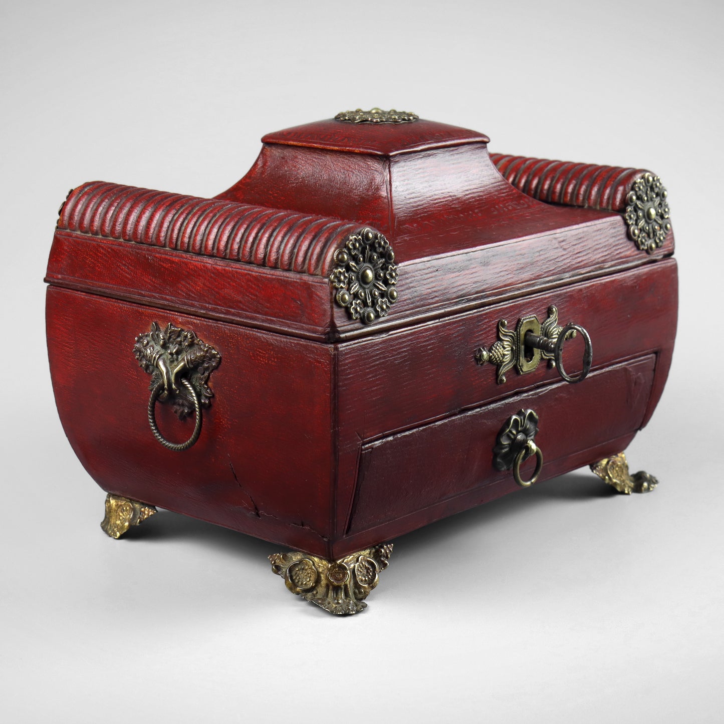 Regency Leather Sewing Box