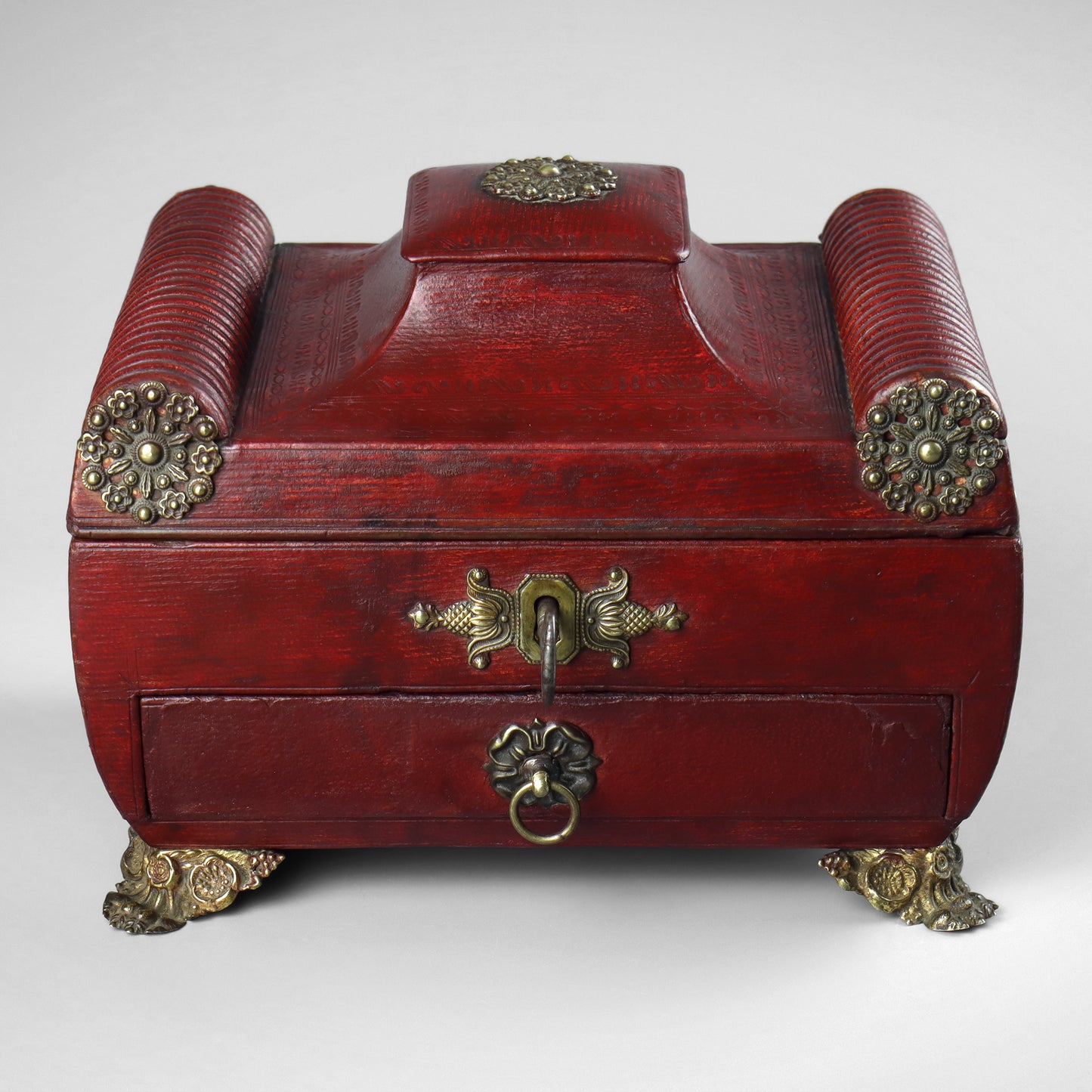 Regency Leather Sewing Box