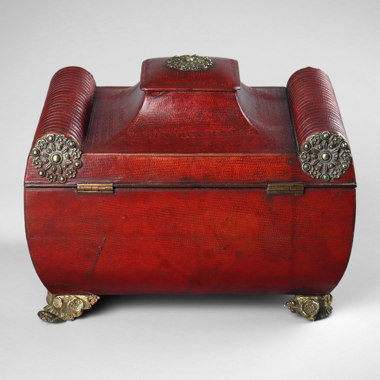 Regency Leather Sewing Box