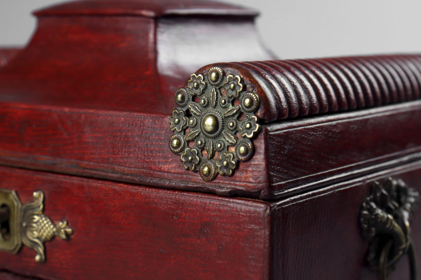 Regency Leather Sewing Box