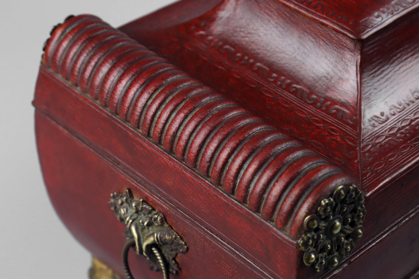 Regency Leather Sewing Box