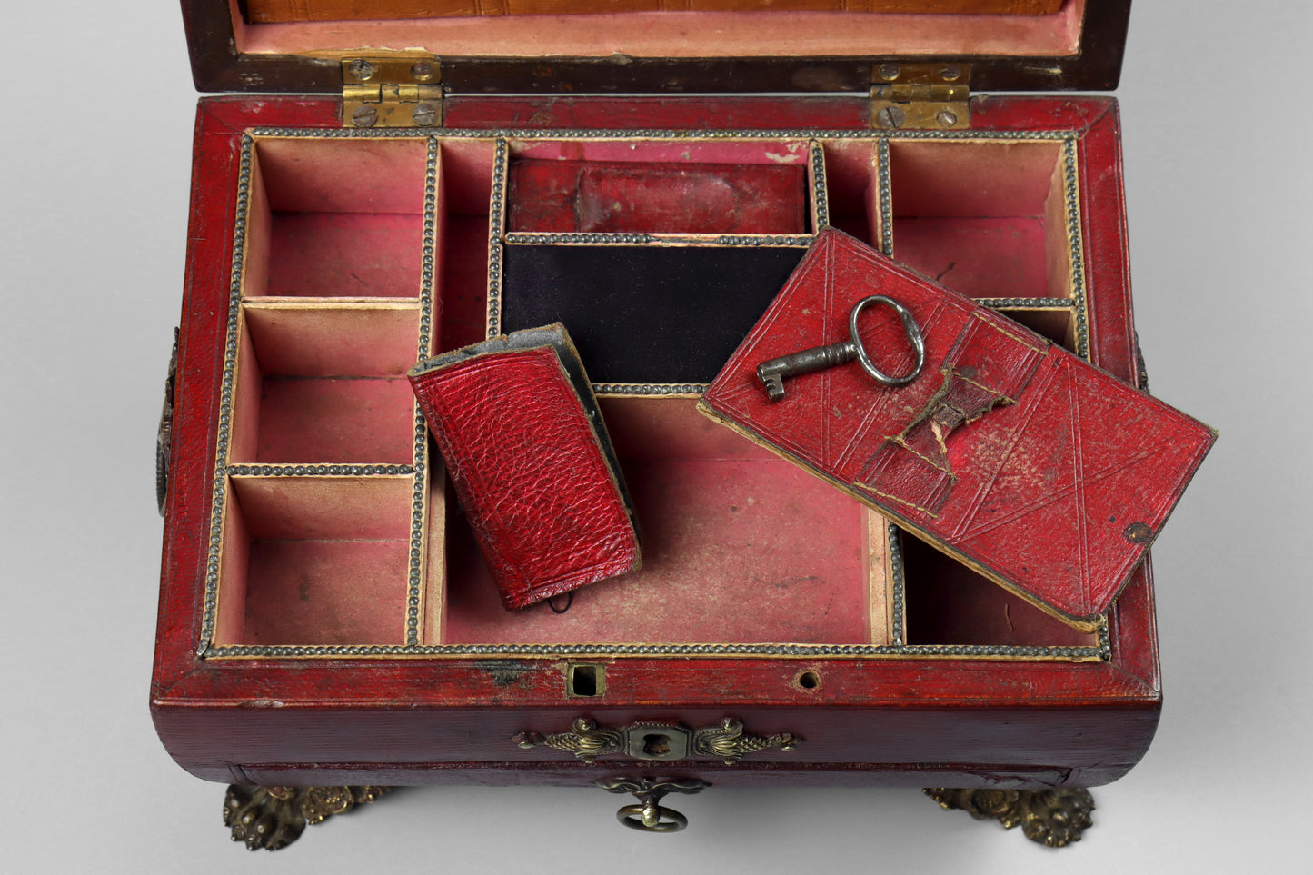 Regency Leather Sewing Box
