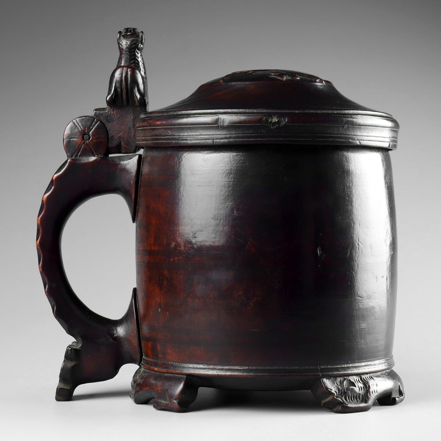 Burr Birch Peg Tankard