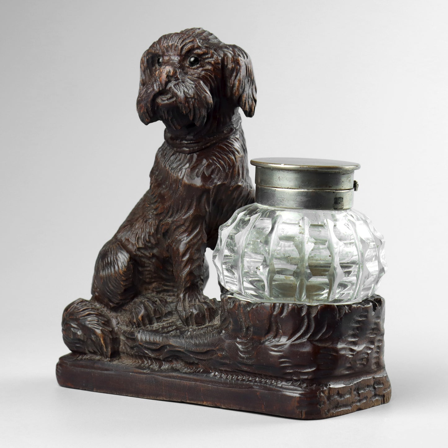 Black Forest Dog Inkwell