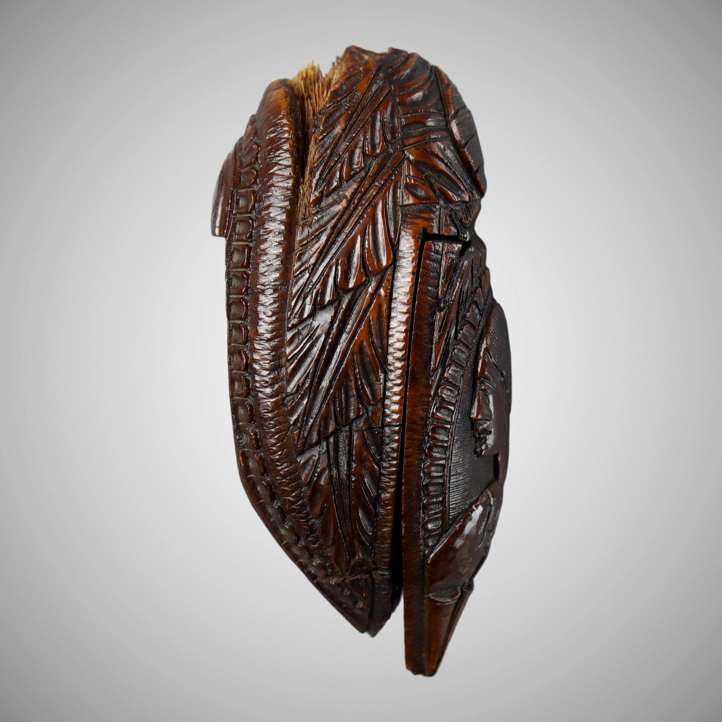 Coquilla Nut Snuff Box