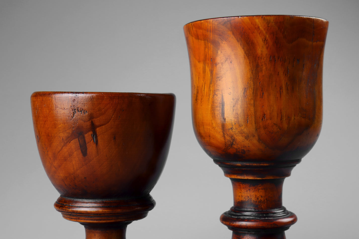 Two Georgian Turned Goblets