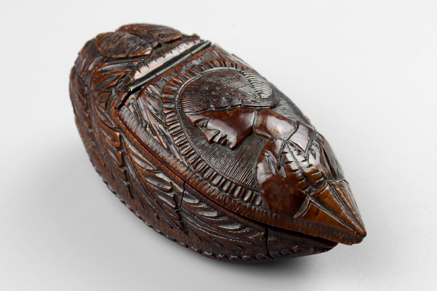 Coquilla Nut Snuff Box