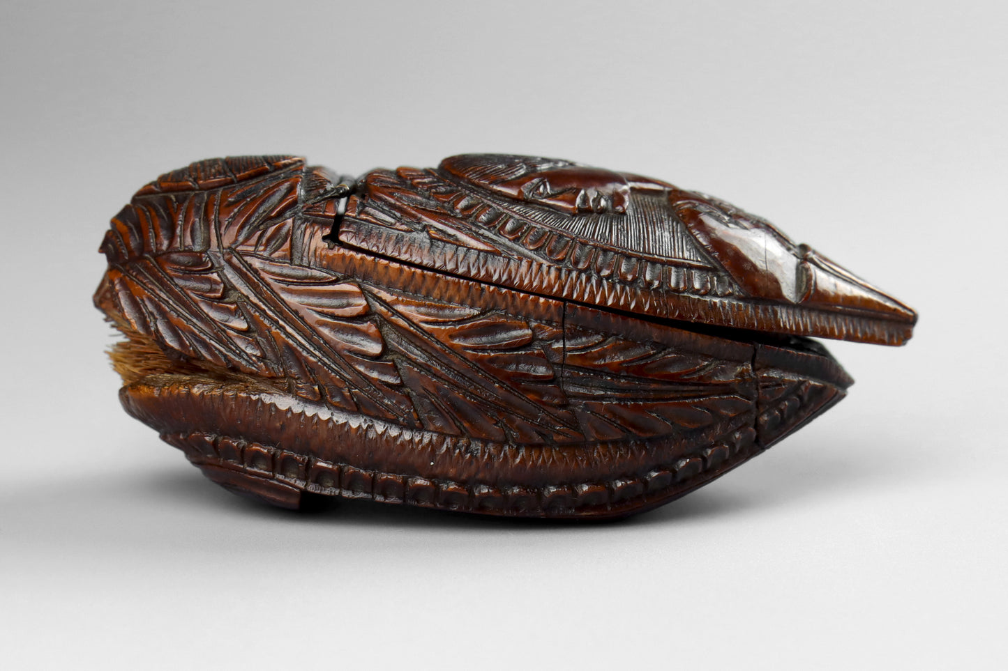Coquilla Nut Snuff Box