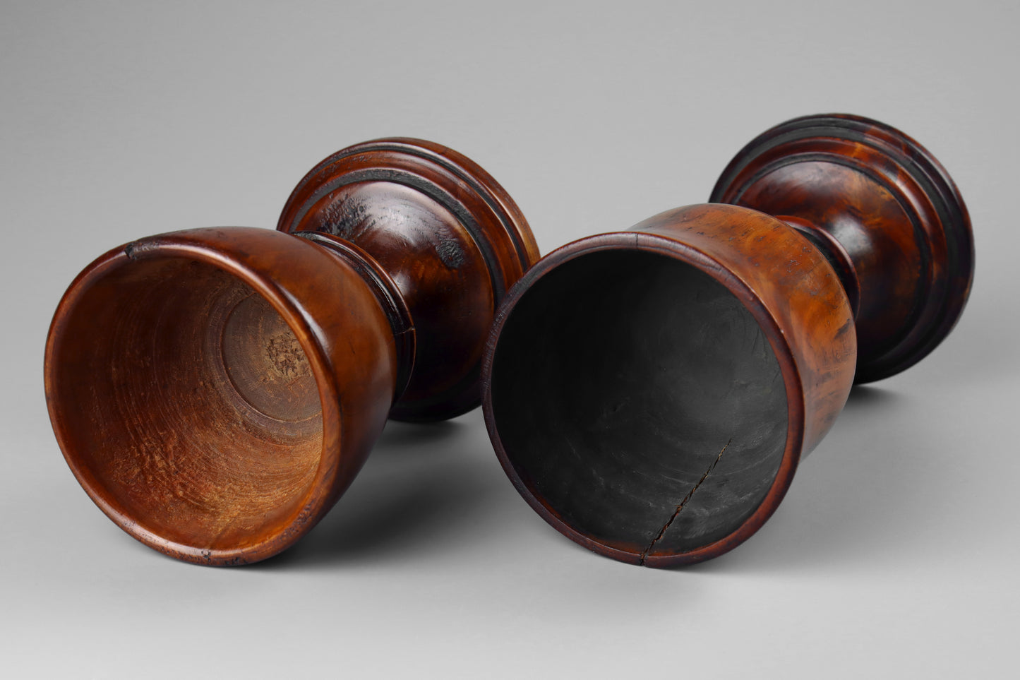 Two Georgian Turned Goblets