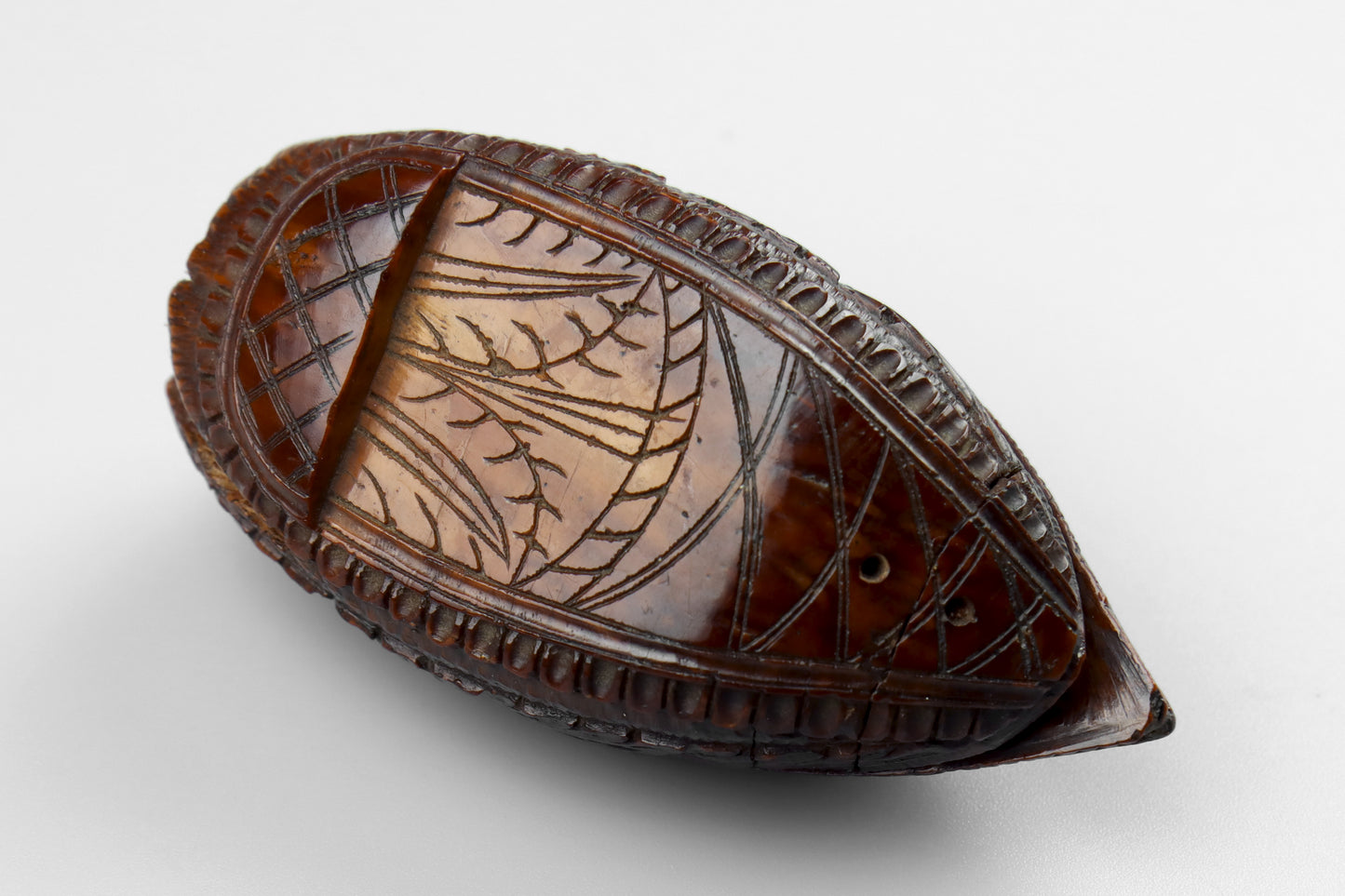 Coquilla Nut Snuff Box