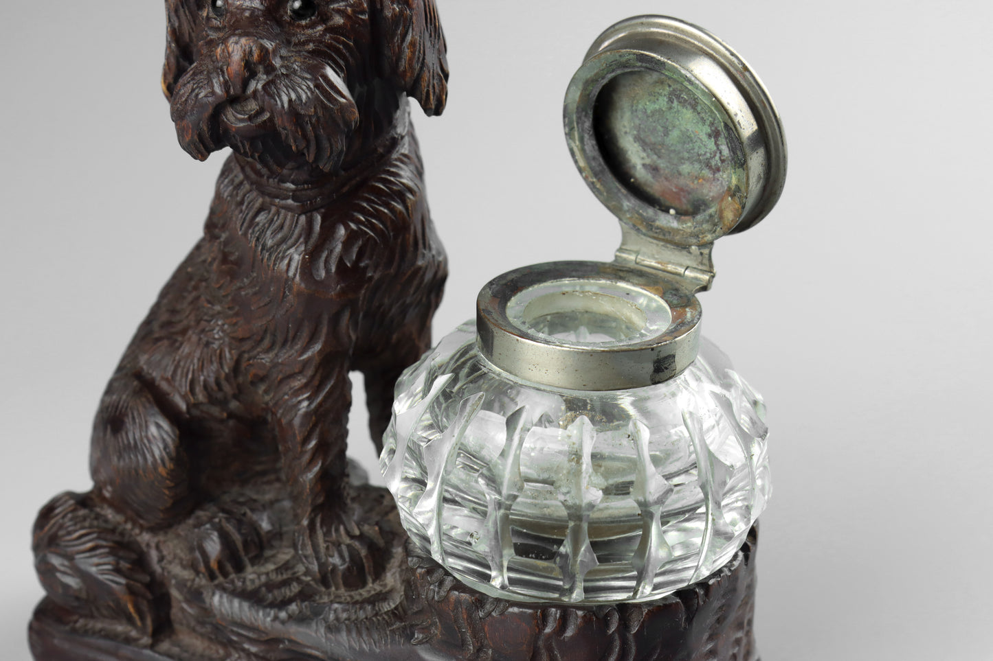 Black Forest Dog Inkwell