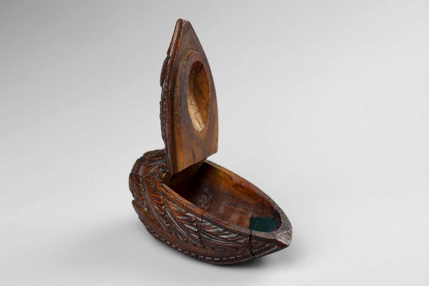 Coquilla Nut Snuff Box