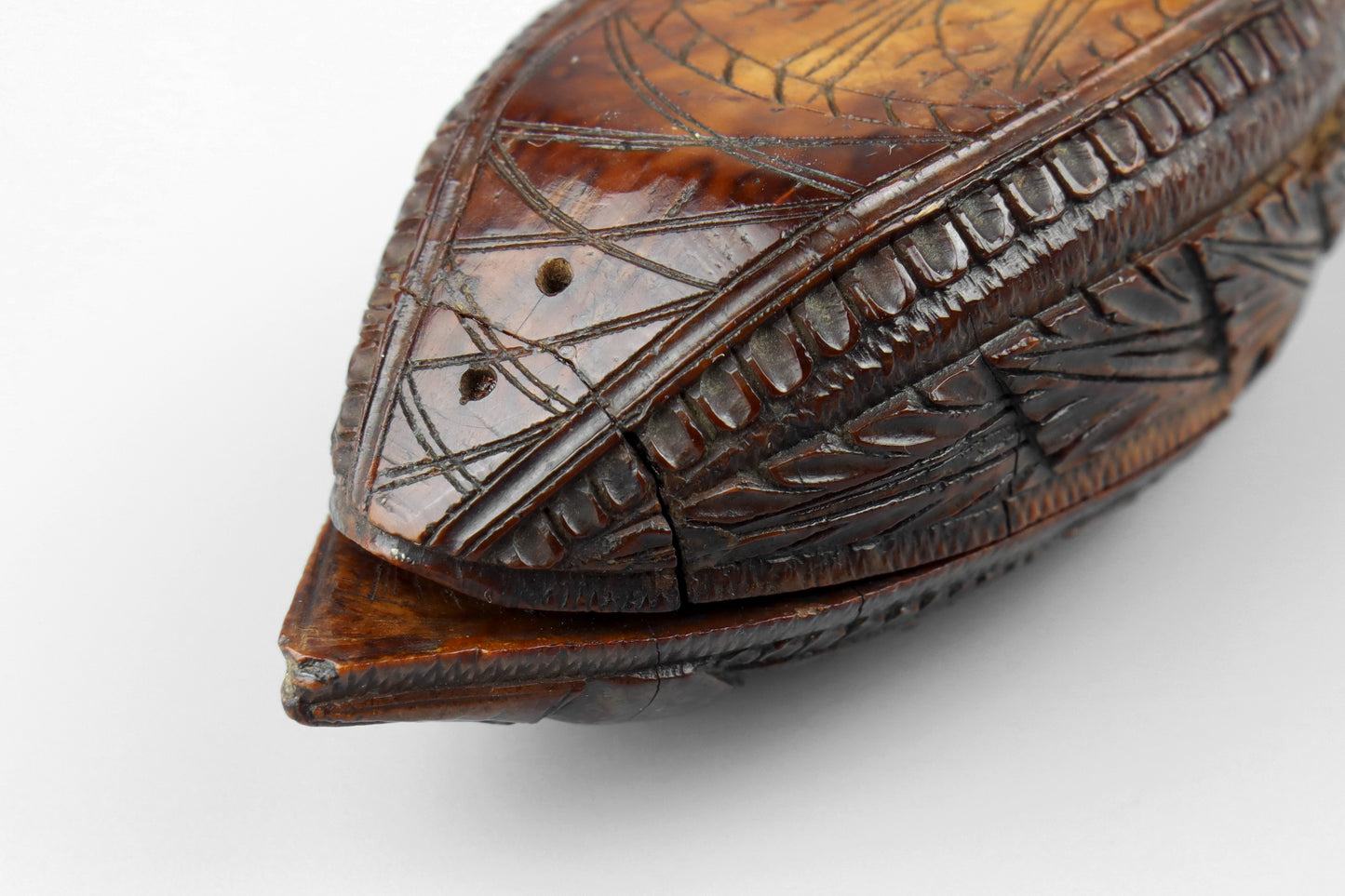 Coquilla Nut Snuff Box