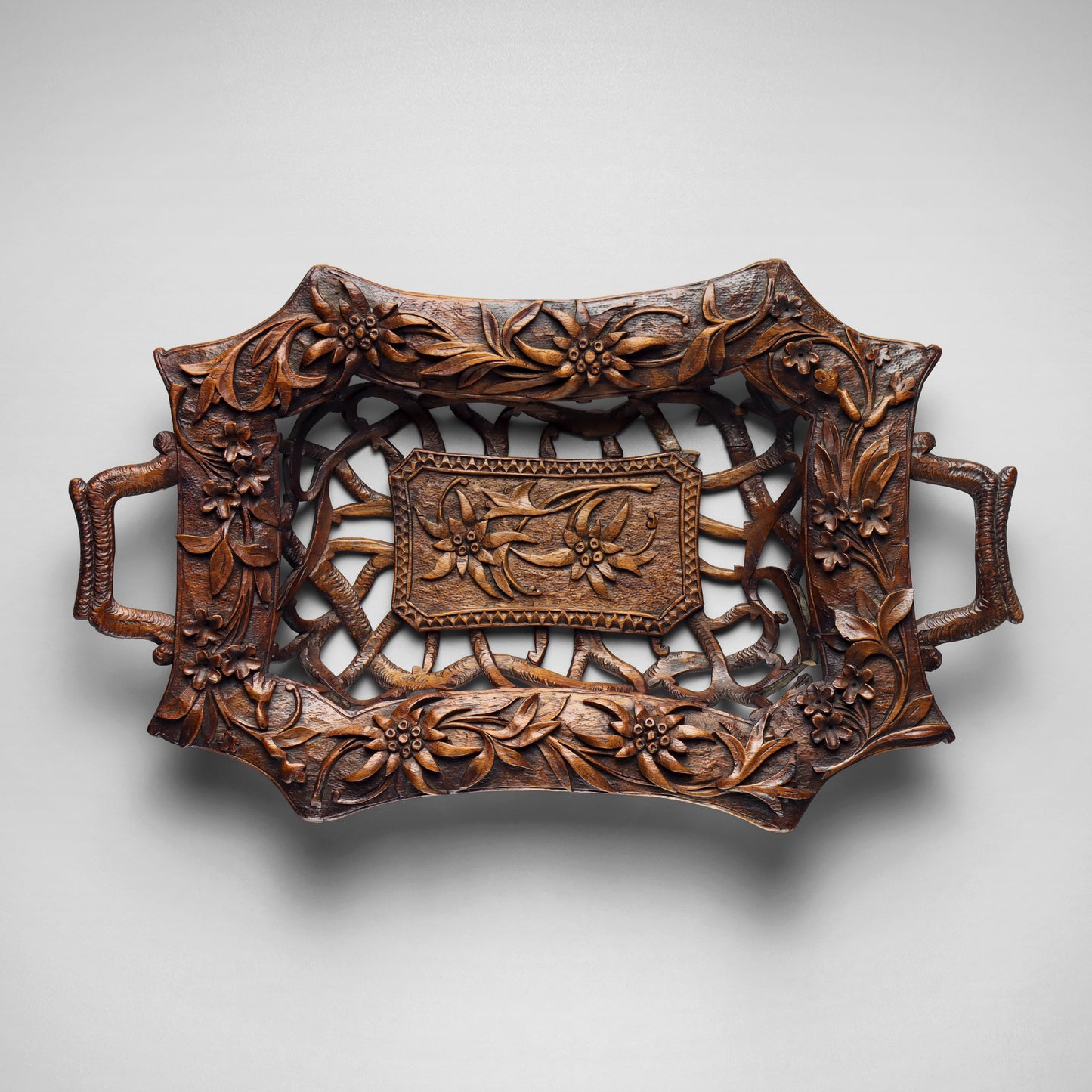 Black Forest Carved Bowl
