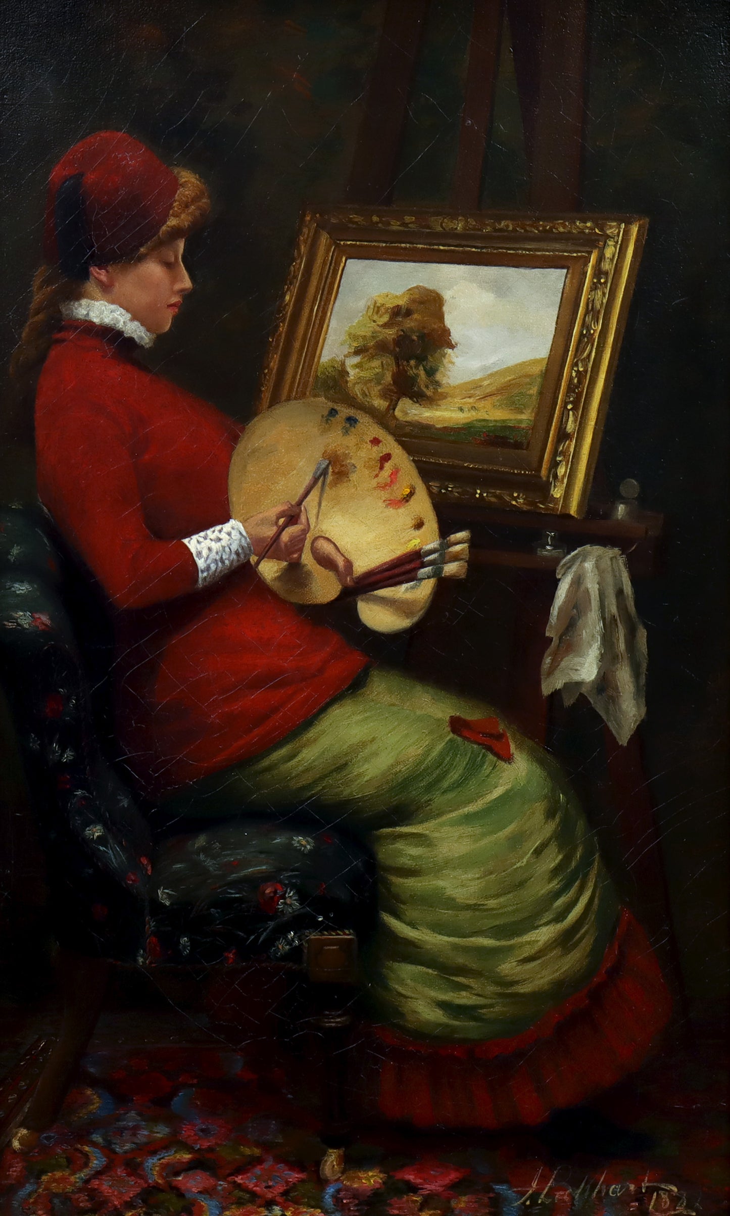 Portrait of a Female Artist