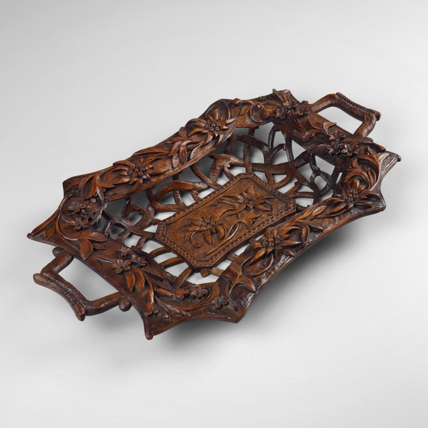 Black Forest Carved Bowl