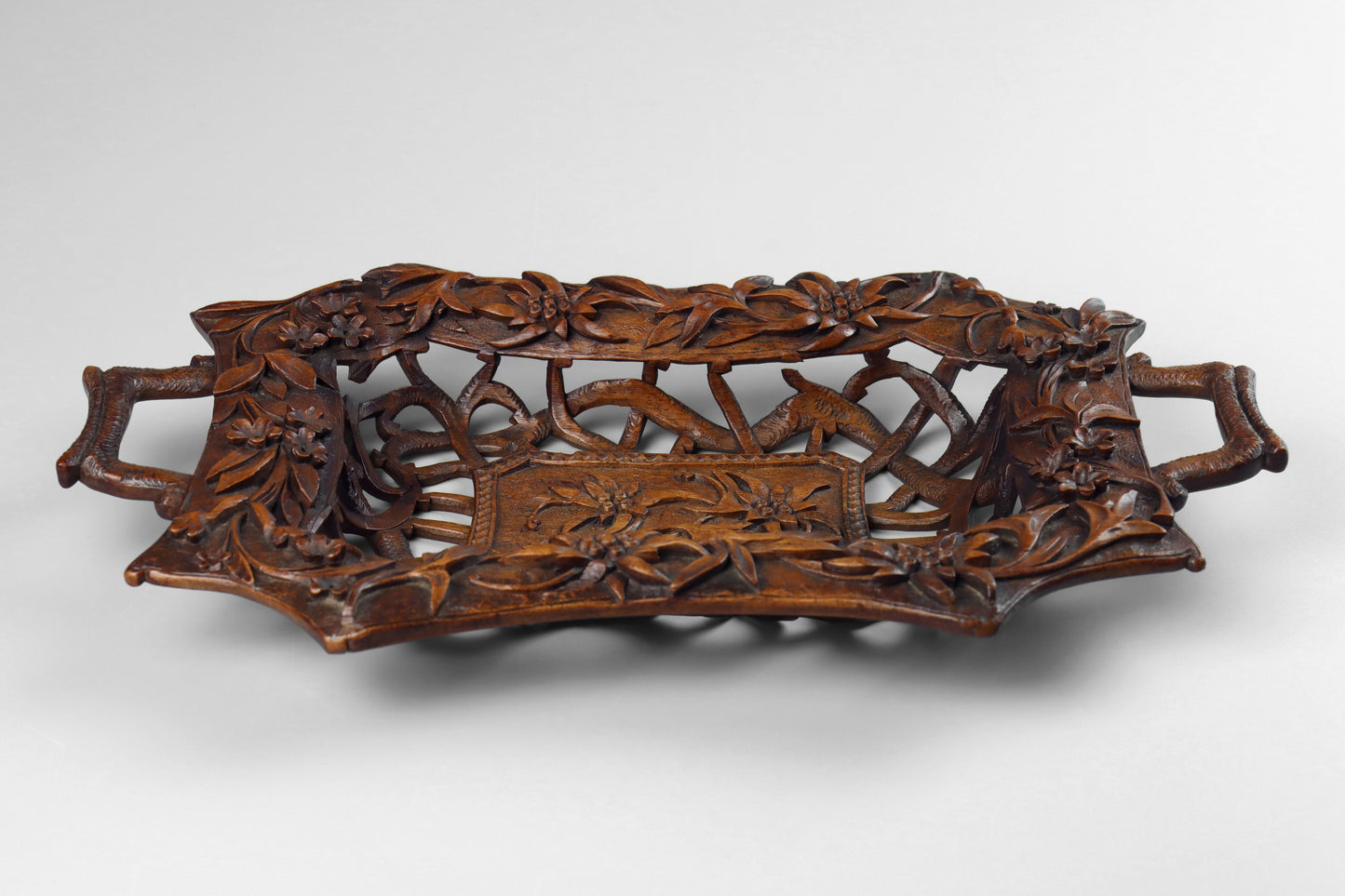 Black Forest Carved Bowl
