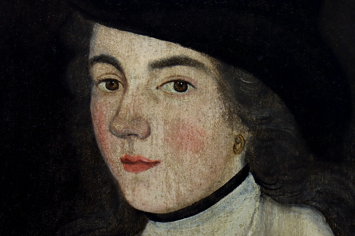 Folk Art Portrait of a Lady