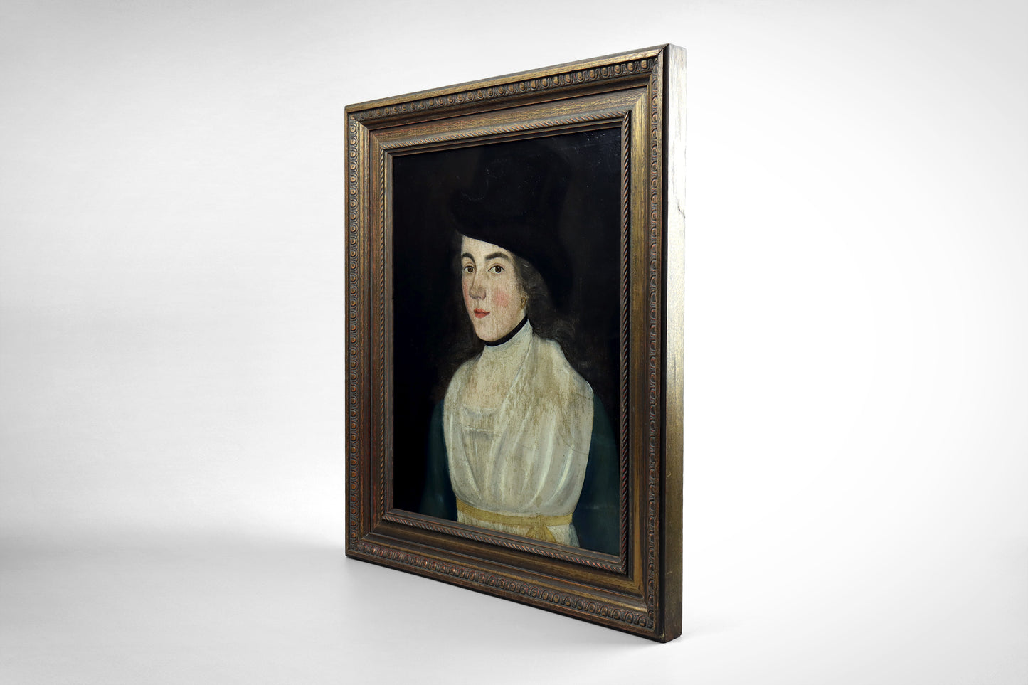 Folk Art Portrait of a Lady