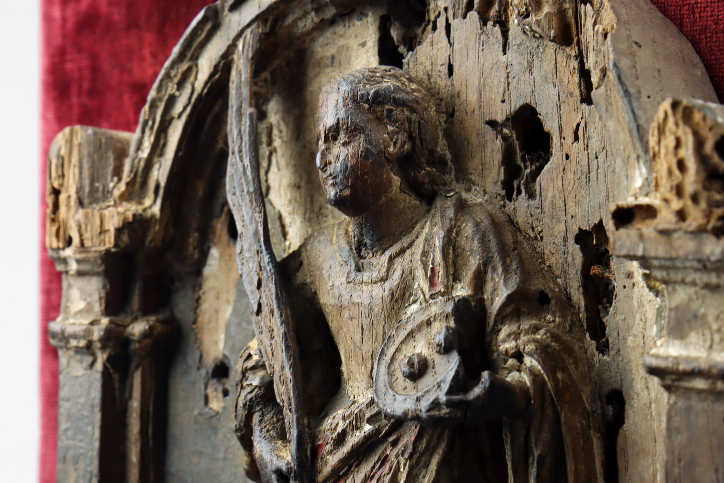Carved Relief of Saint Lucy