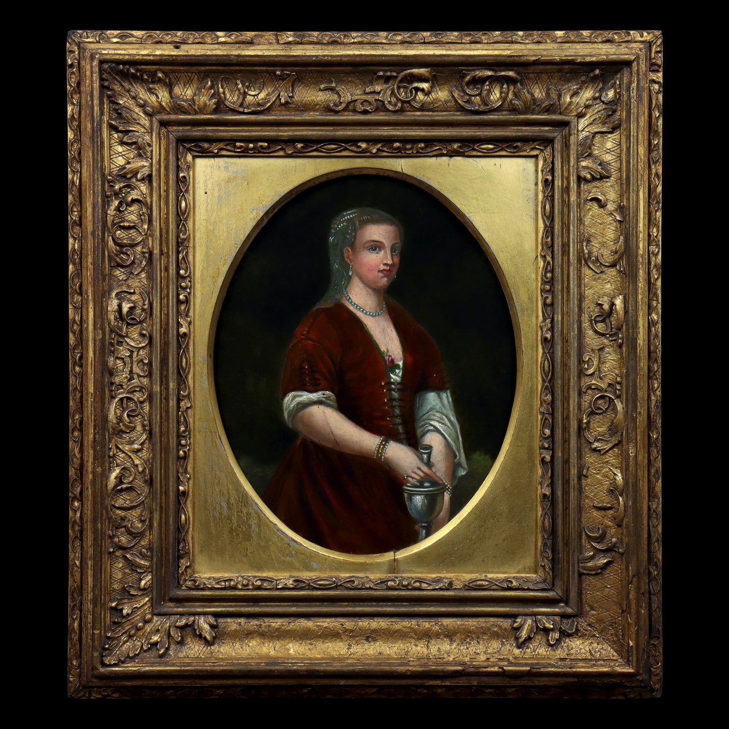 Portrait of a Lady With Silver Ewer
