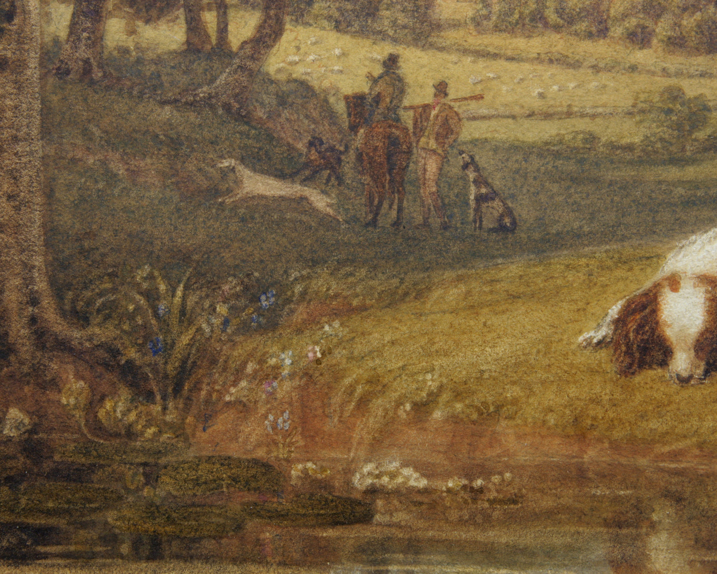 Spaniel in Landscape