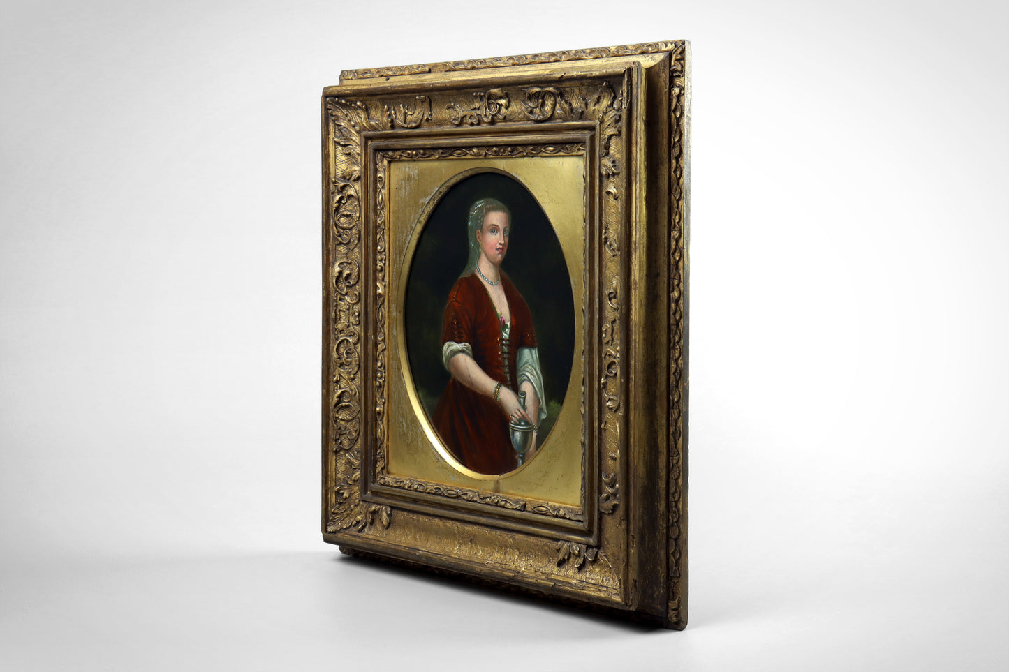 Portrait of a Lady With Silver Ewer