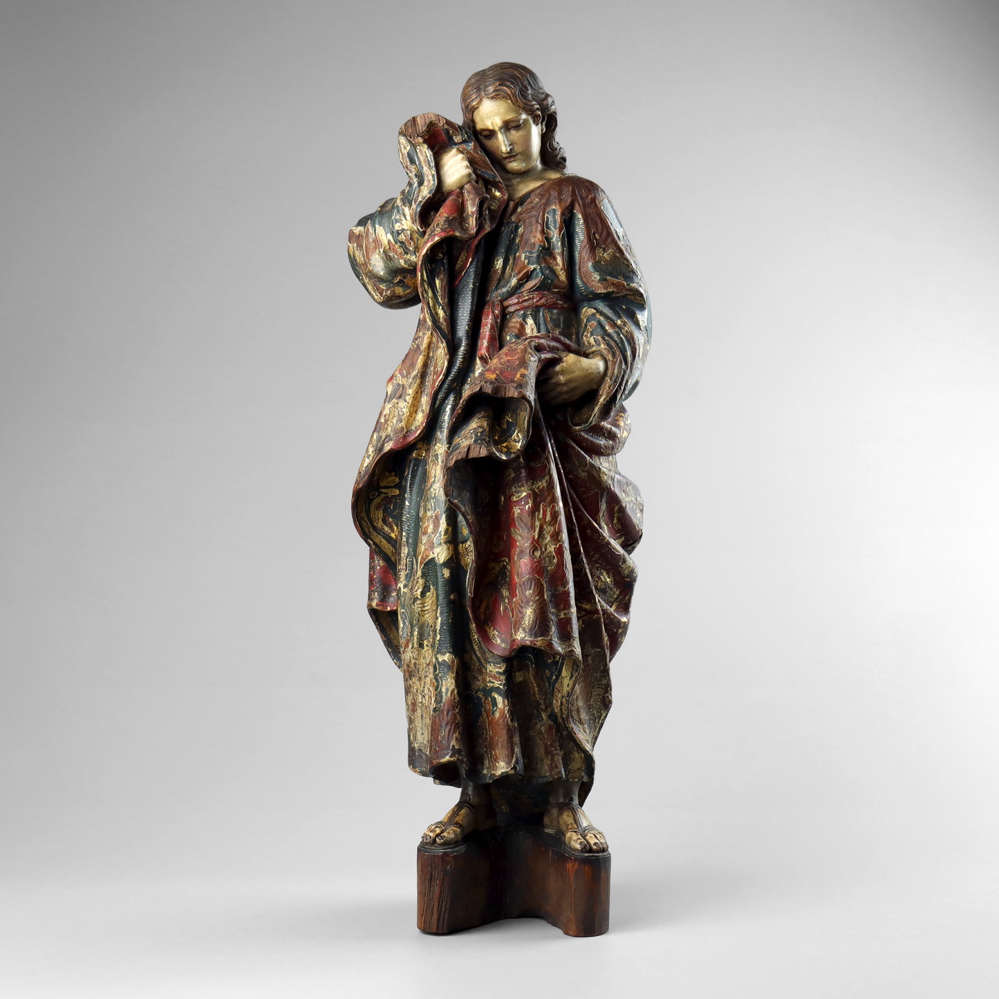 Carved Statue of St. John
