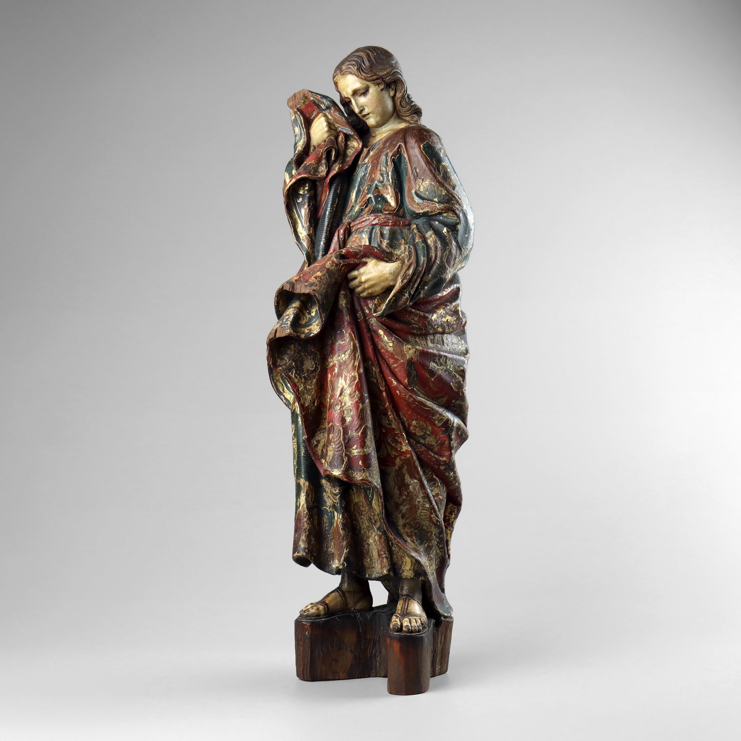 Carved Statue of St. John