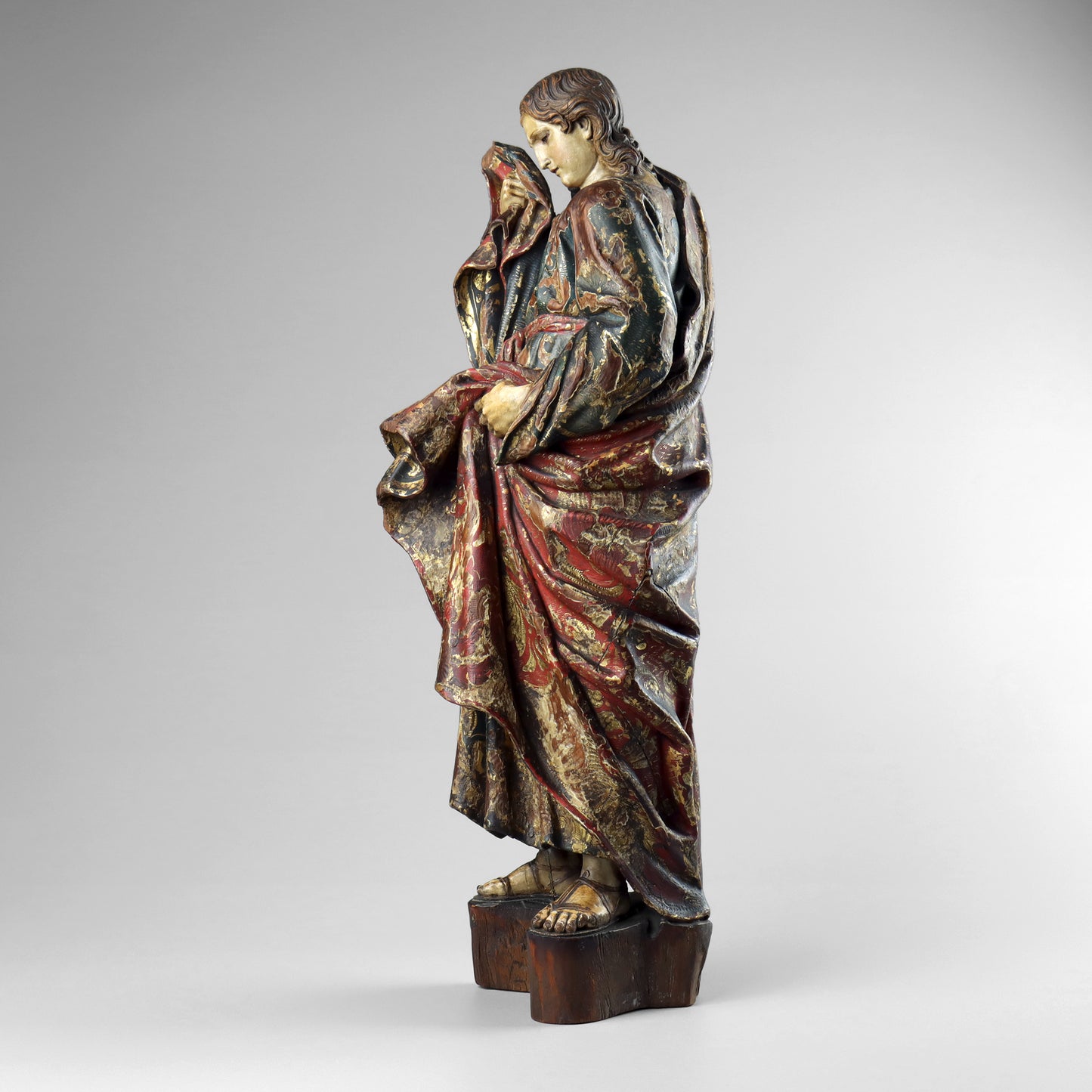 Carved Statue of St. John