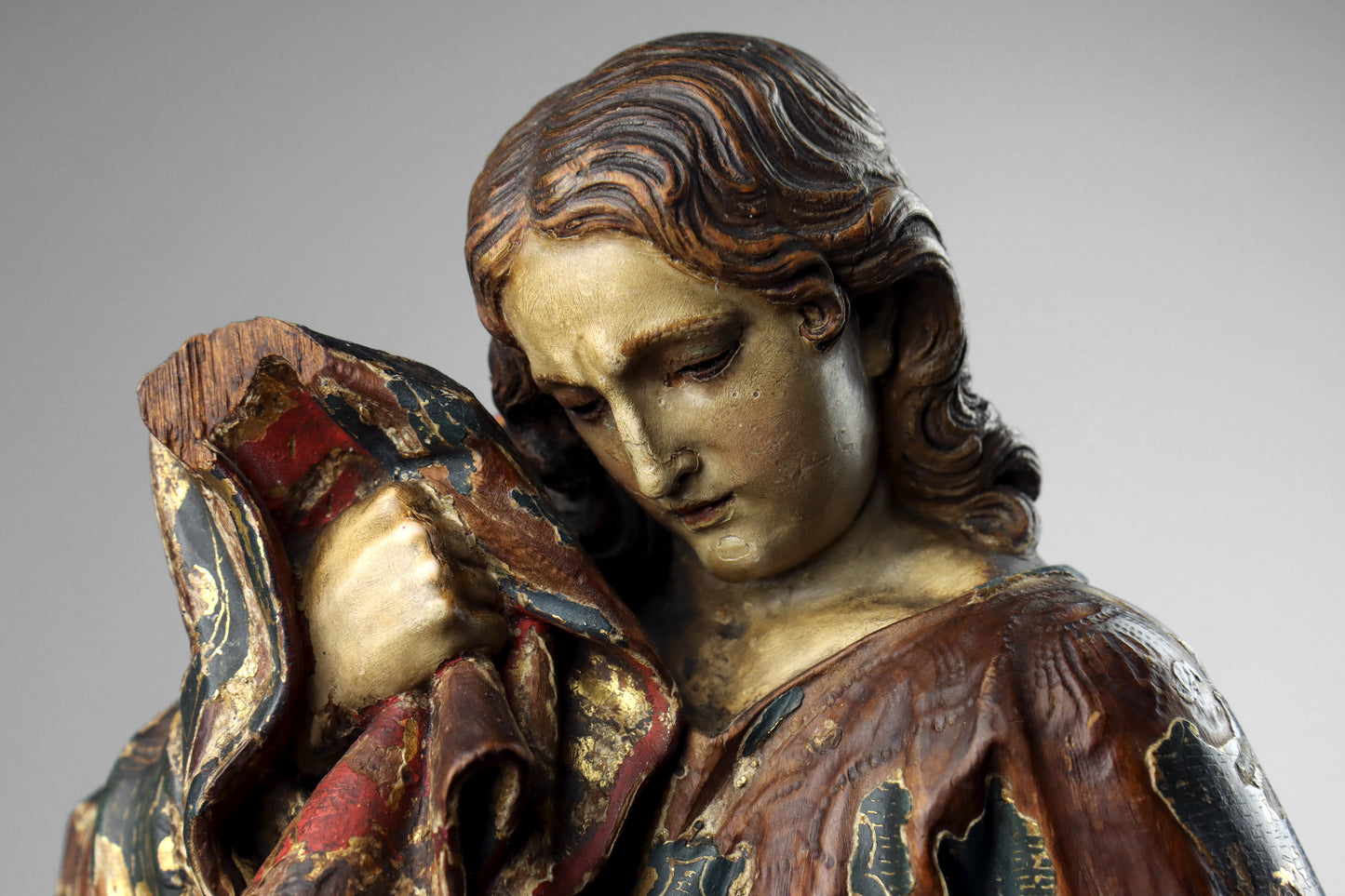 Carved Statue of St. John