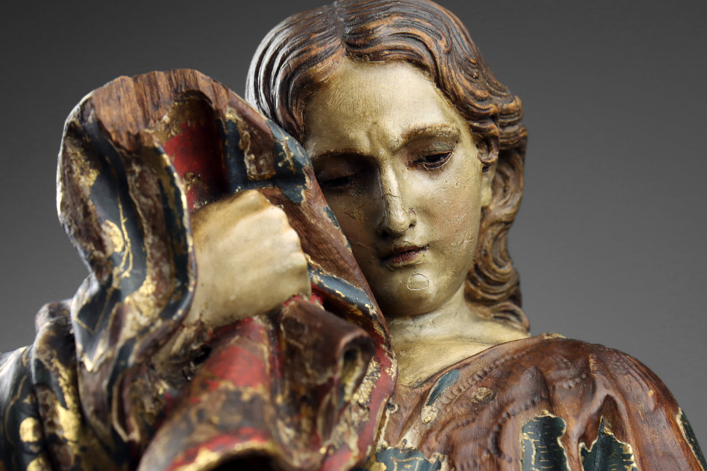 Carved Statue of St. John