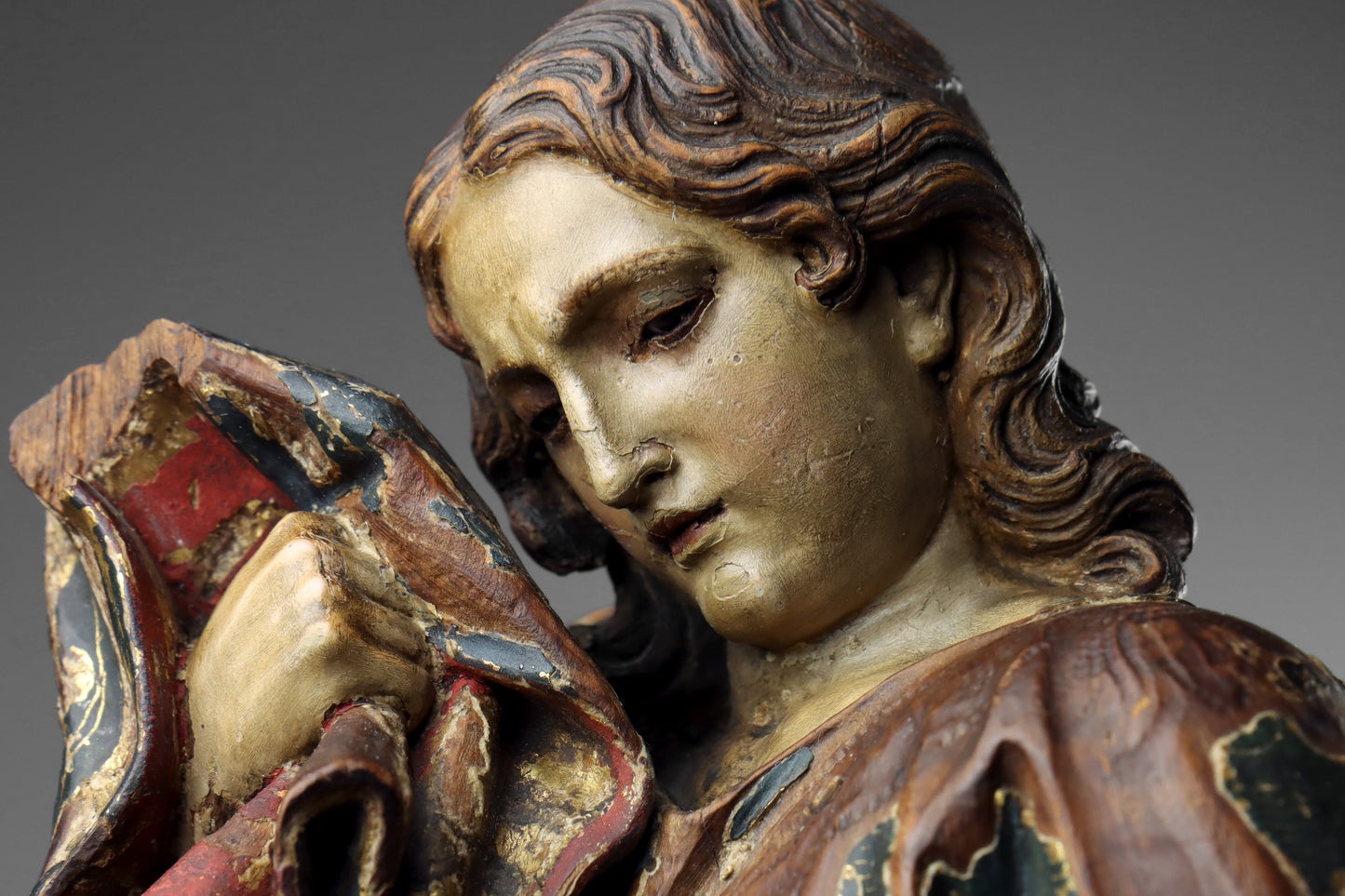 Carved Statue of St. John