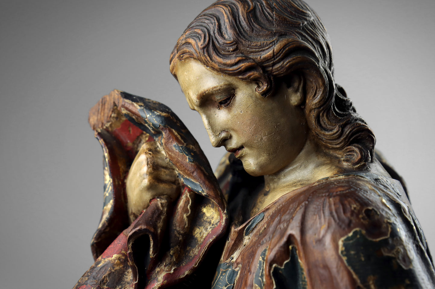 Carved Statue of St. John