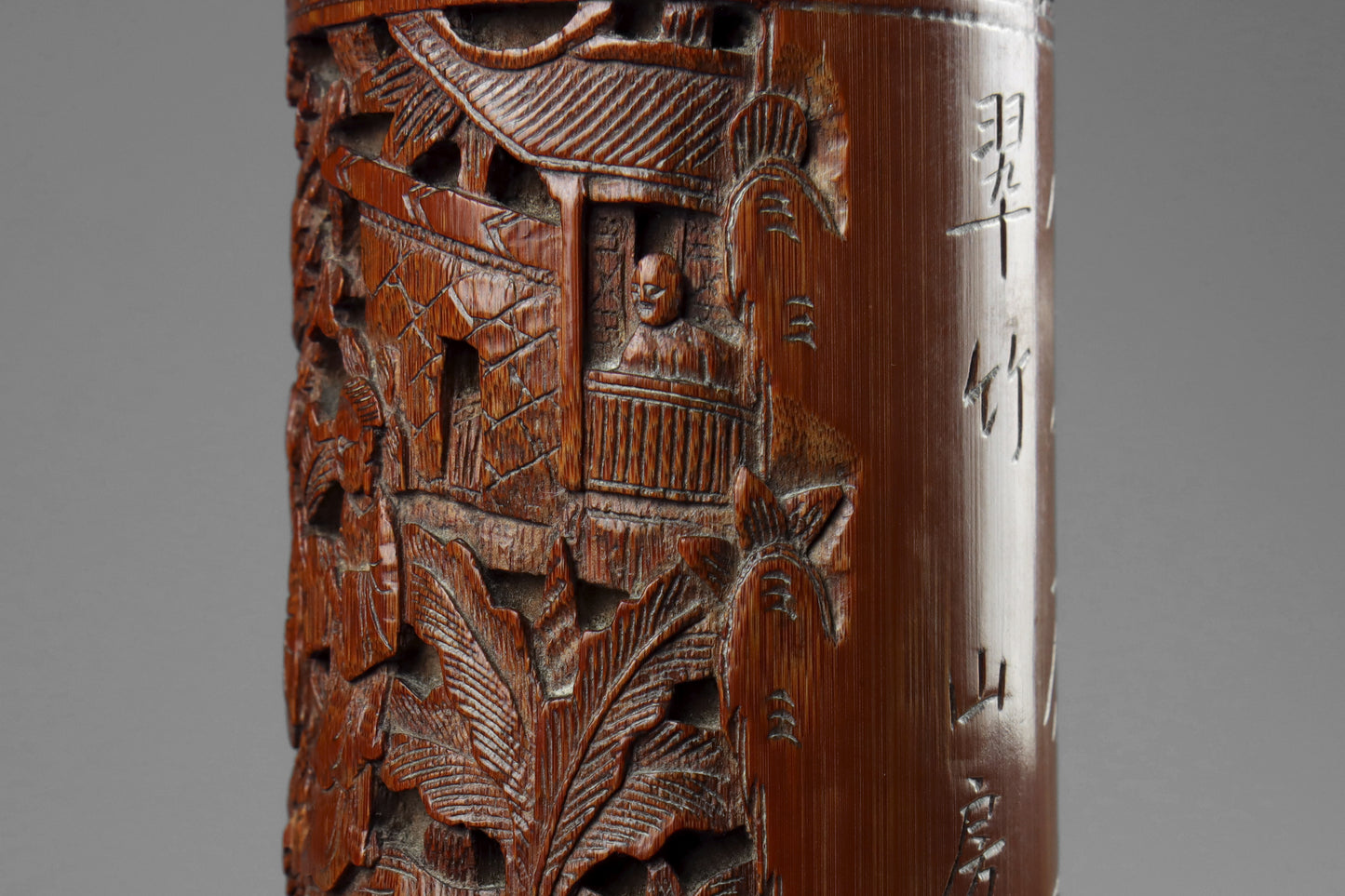 Chinese Carved Brush Pots