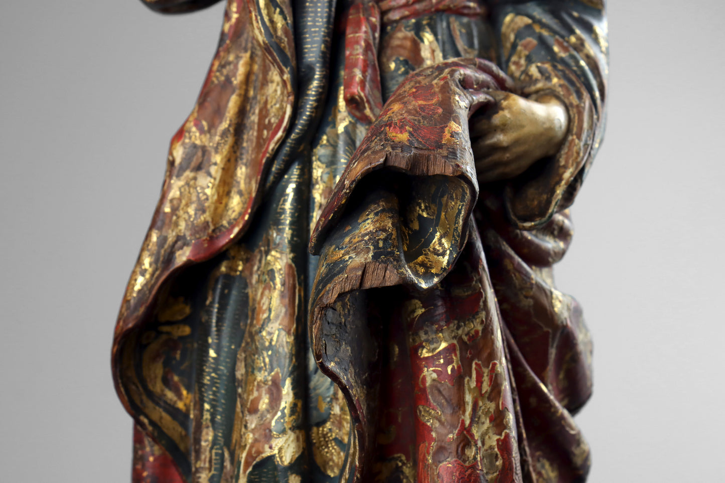 Carved Statue of St. John