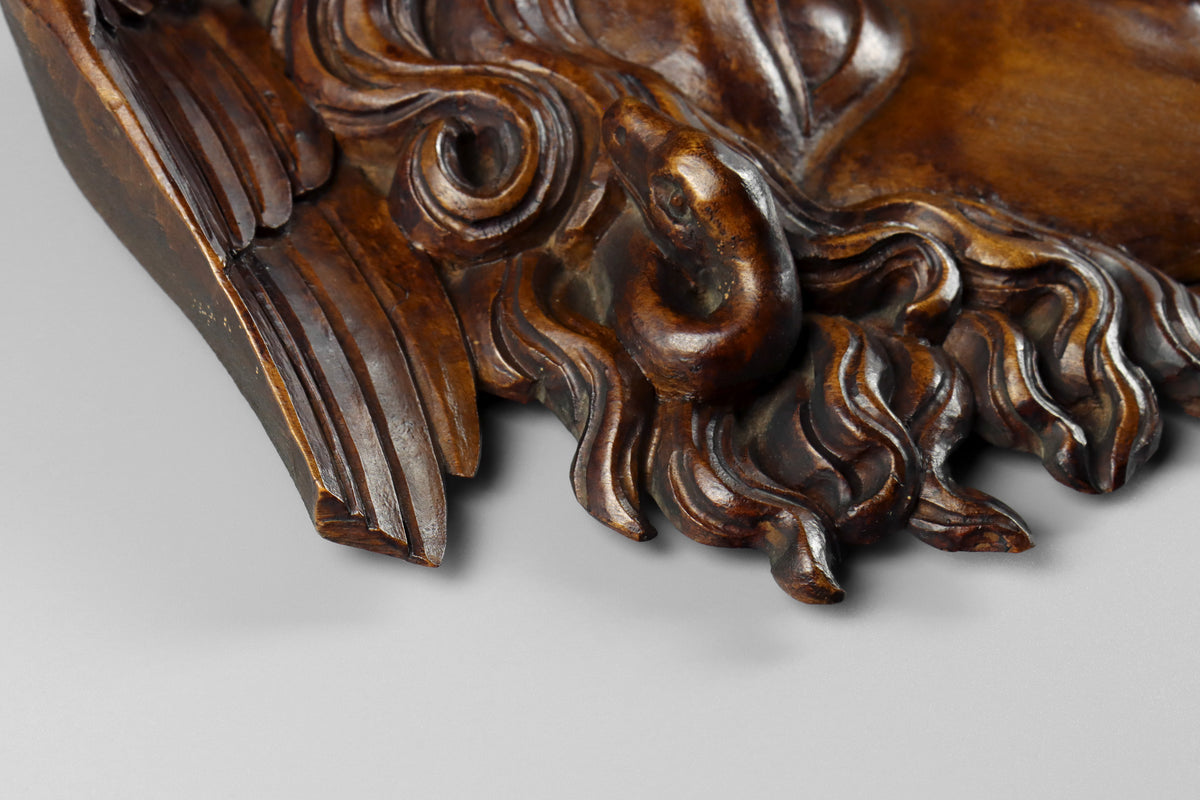 Grand Tour Wood Medusa Plaque