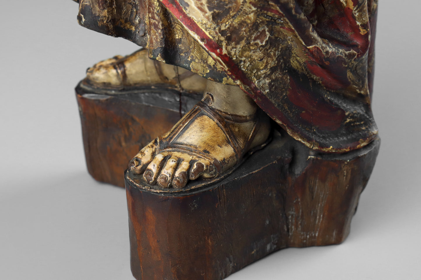 Carved Statue of St. John