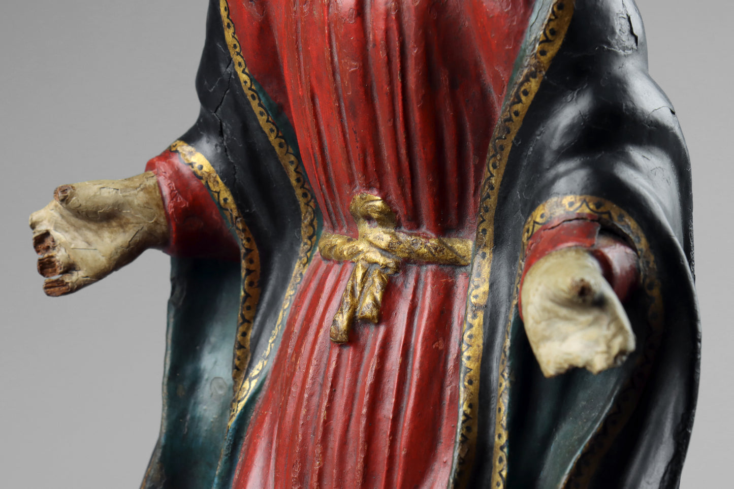 Carved Statues of Mary & Joseph