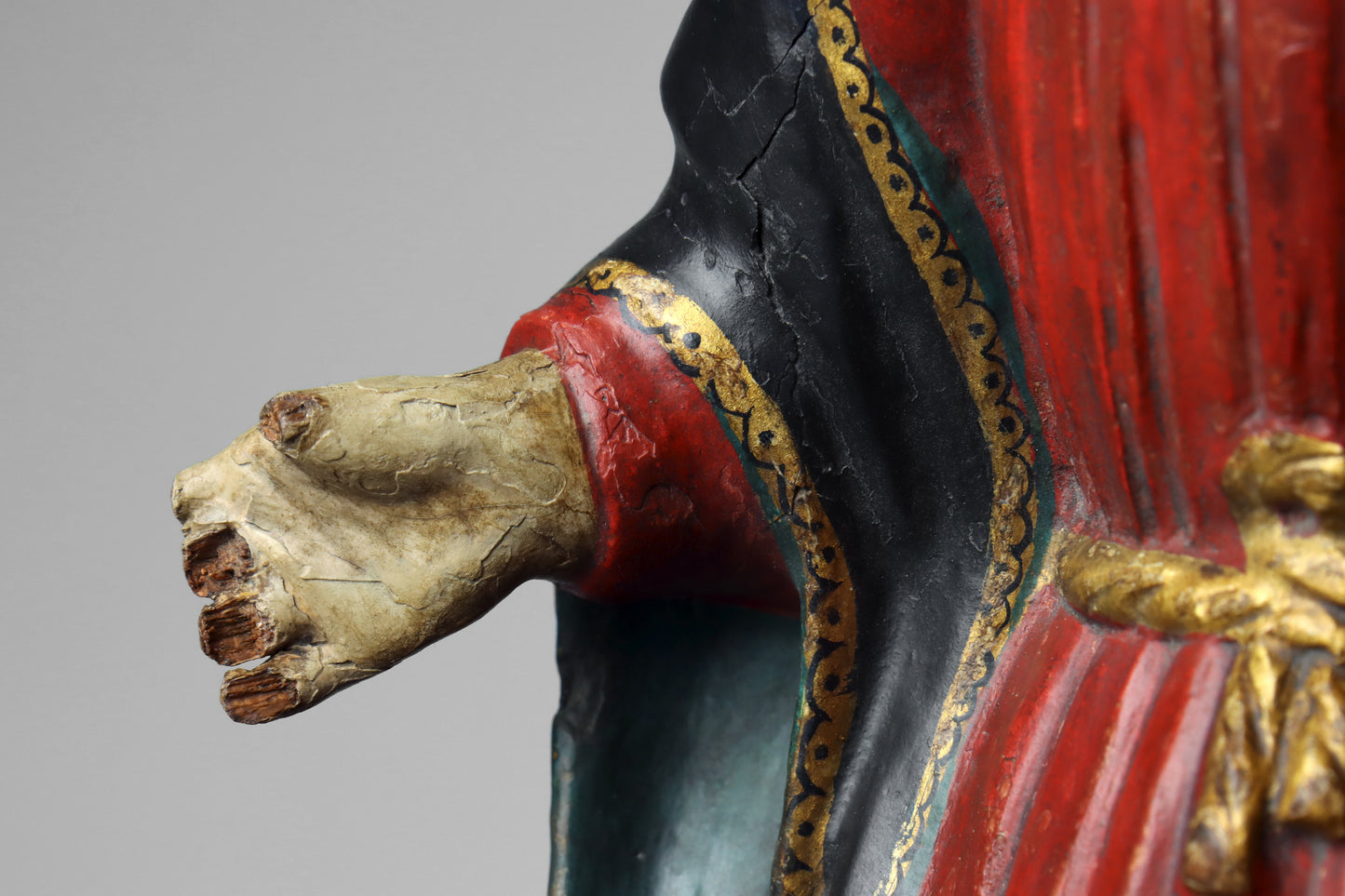 Carved Statues of Mary & Joseph