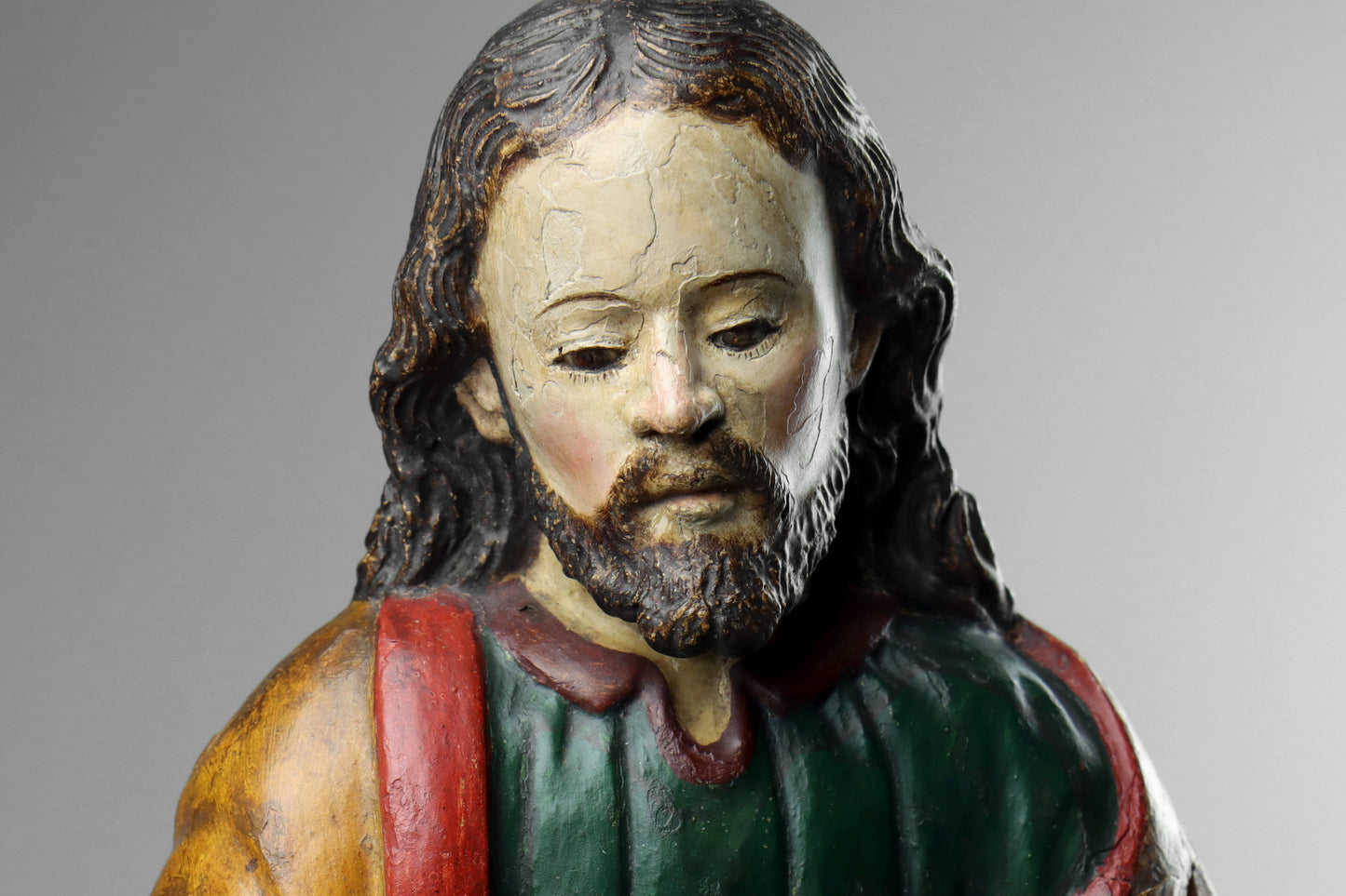 Carved Statues of Mary & Joseph