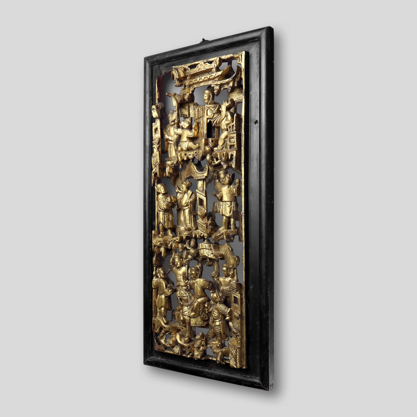 Chinese Gilt Wood Panel