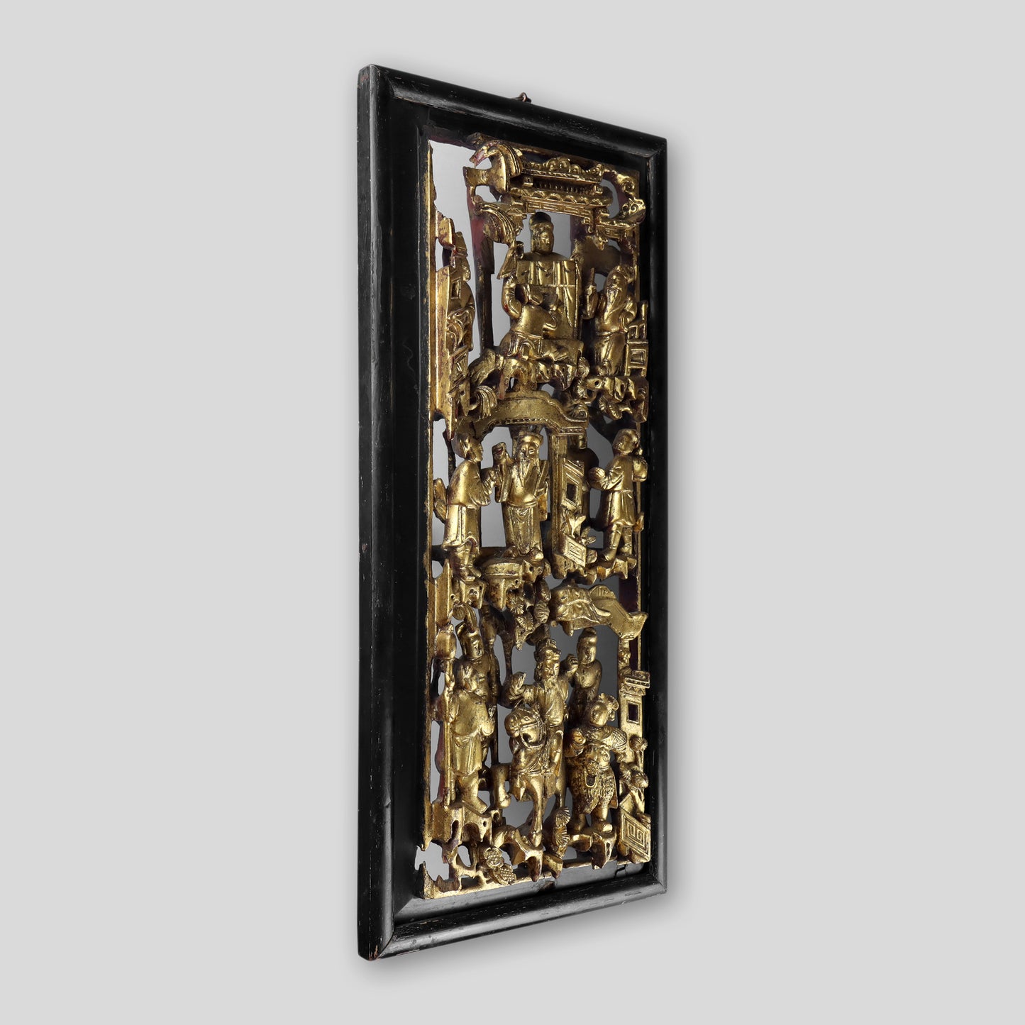 Chinese Gilt Wood Panel