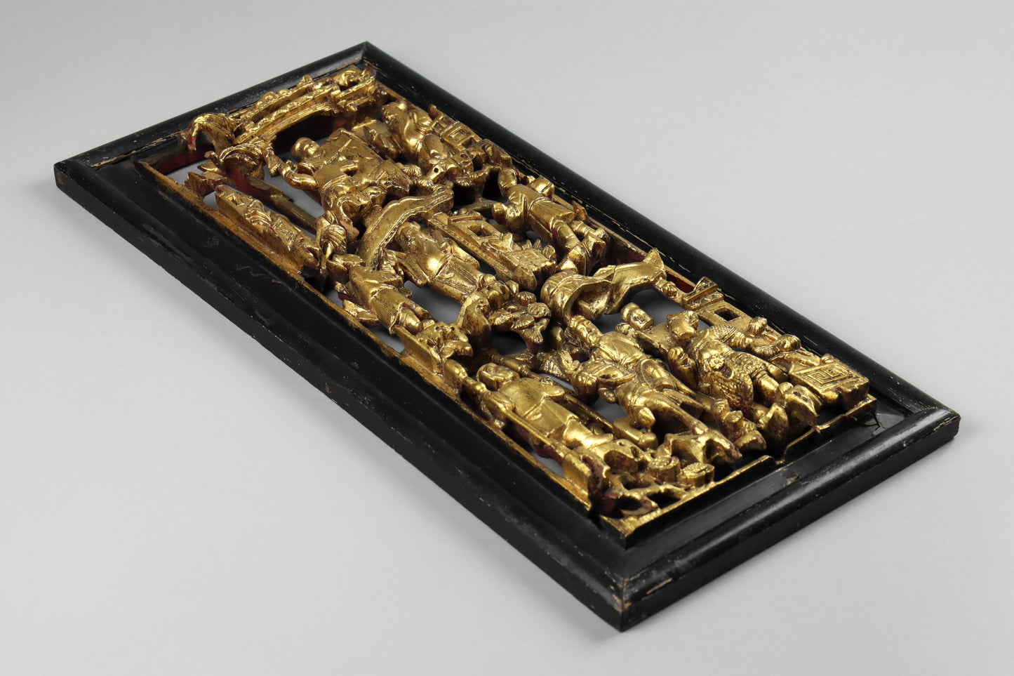 Chinese Gilt Wood Panel
