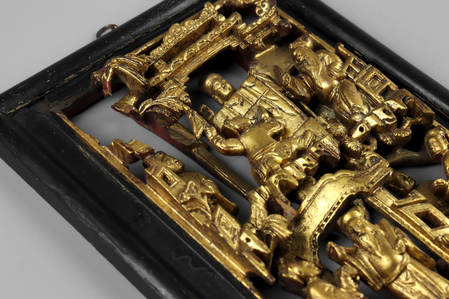 Chinese Gilt Wood Panel